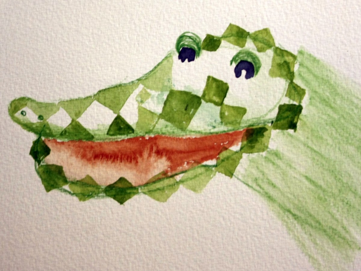 Bilder zum Buch – das Krokodil